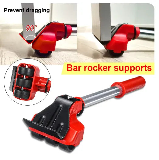 Furniture Lifter Mover Tool Set Furniture Lifting Wheels (5PCS)