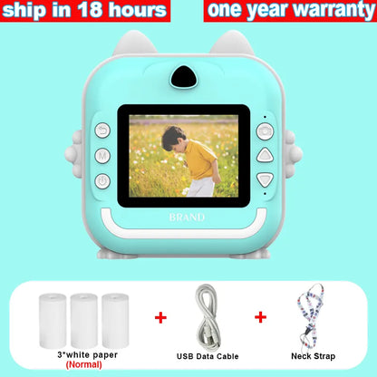 Digital Children Camera For Photography Instant Print Photo