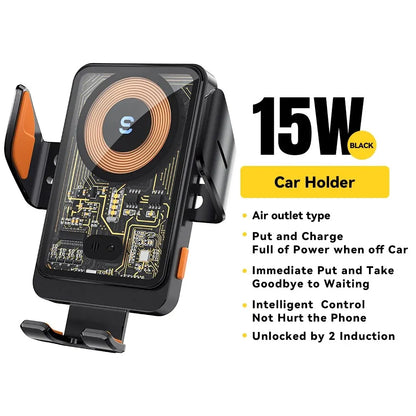 Wireless Charger Car Phone Holder