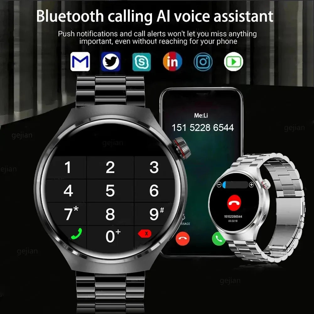 New GPS Smart Watch GT4 Pro 360*360 HD Screen